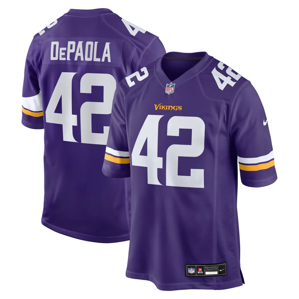 Andrew DePaola Minnesota Vikings Nike Game Jersey - Purple
