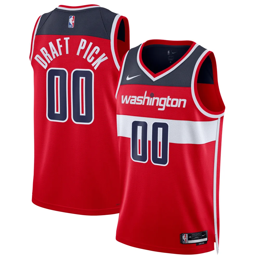 TBD Washington Wizards Nike Youth 2026 NBA Draft First Round Pick Swingman Player Jersey - Icon Edition - Red