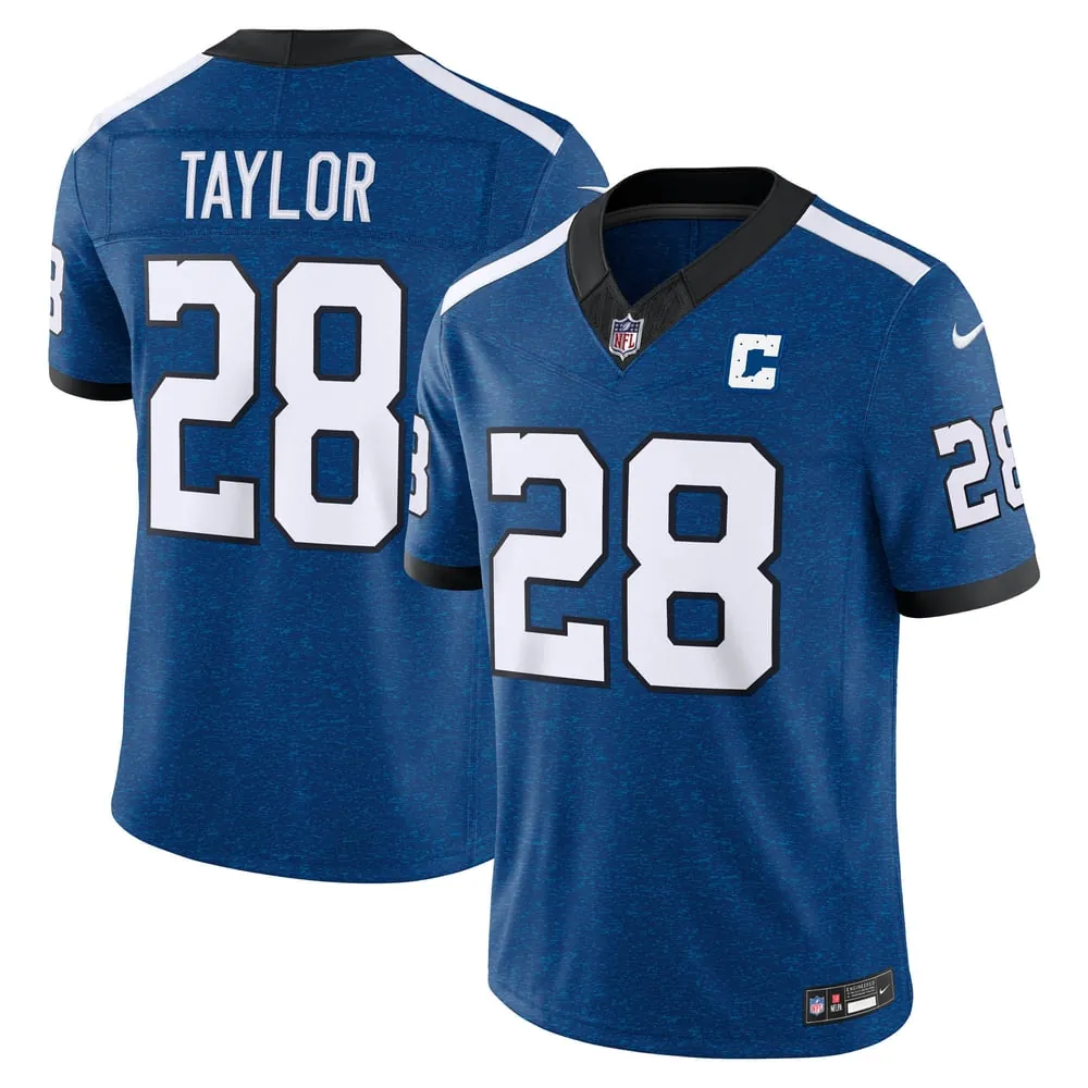 Jonathan Taylor Indianapolis Colts Nike Alternate Indiana Nights Vapor F.U.S.E. Stitched Limited Jersey - Royal