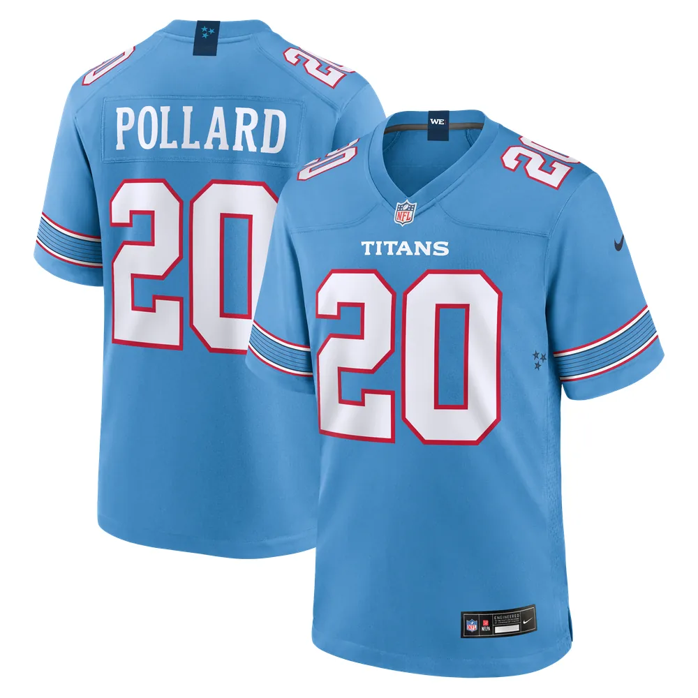 Tony Pollard Tennessee Titans Nike Game Jersey - Light Blue