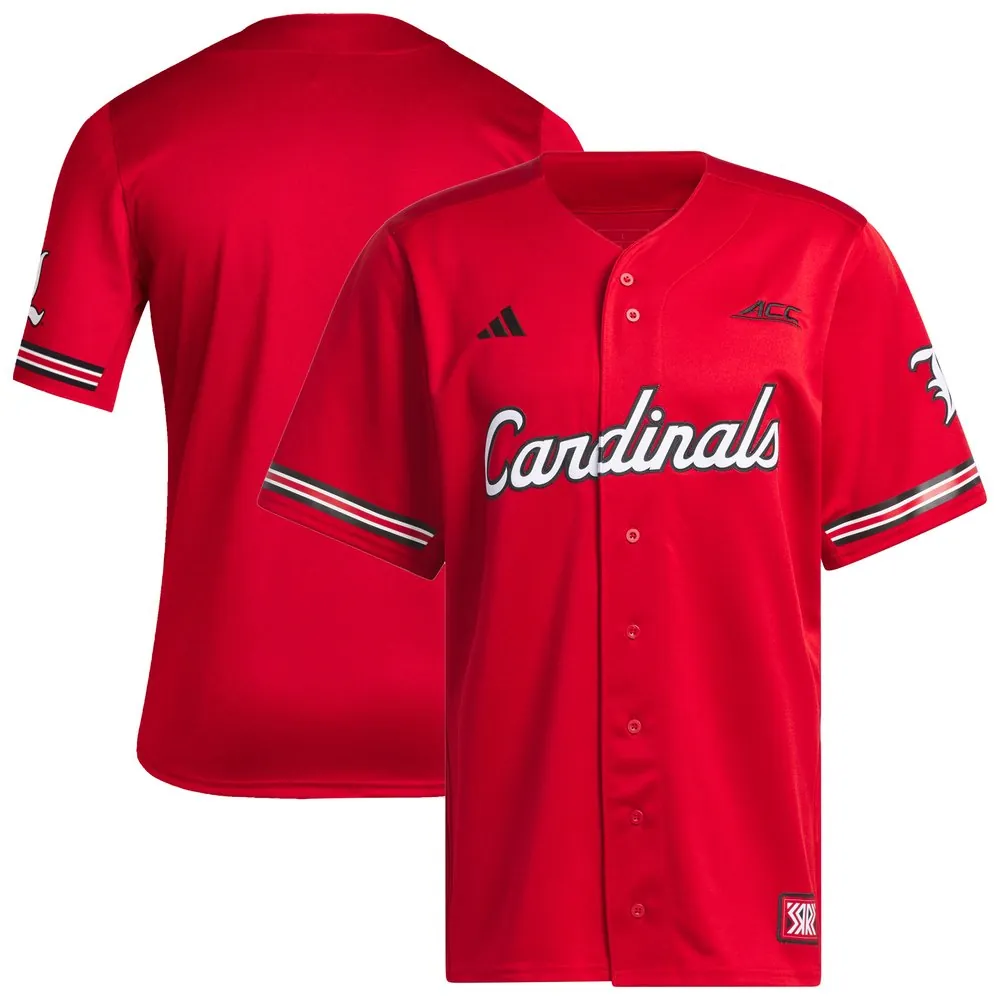 Louisville Cardinals adidas Reverse Retro Replica Baseball Jersey - Red