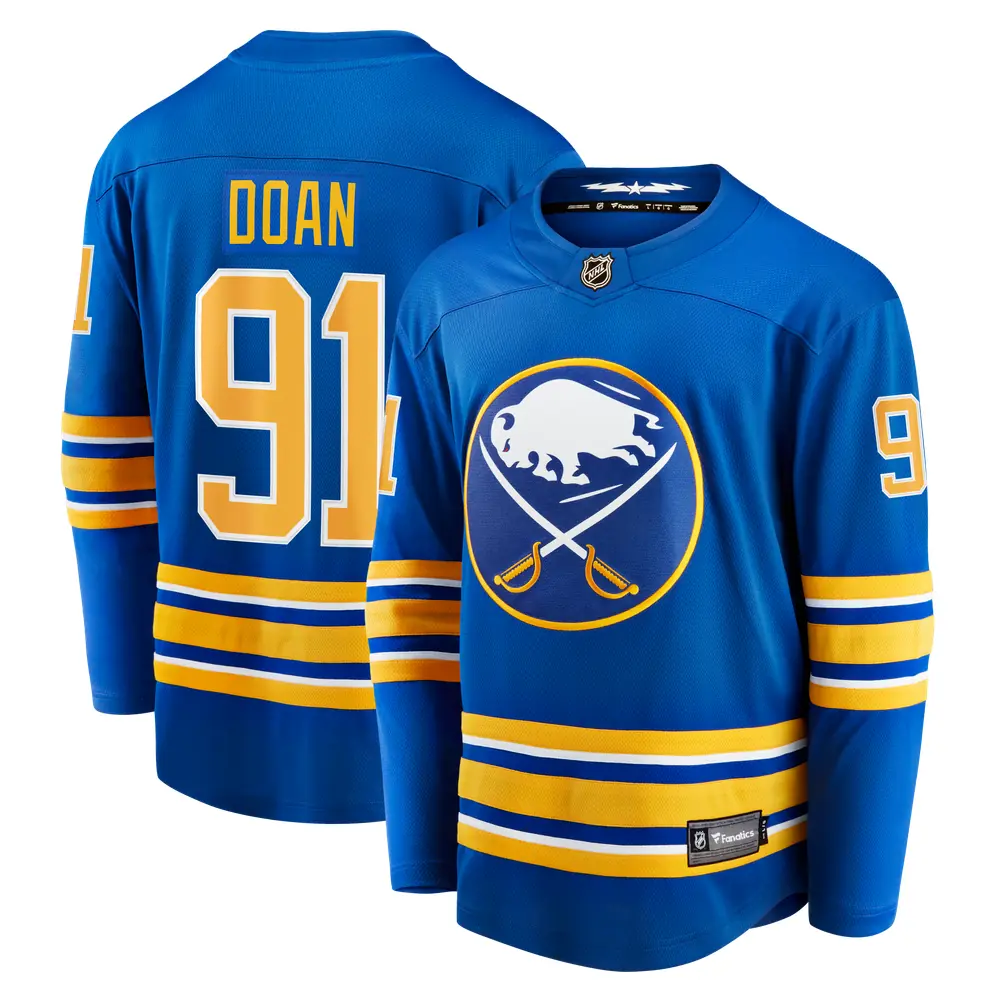 Josh Doan Buffalo Sabres Fanatics Home Premier Breakaway Player Jersey - Royal