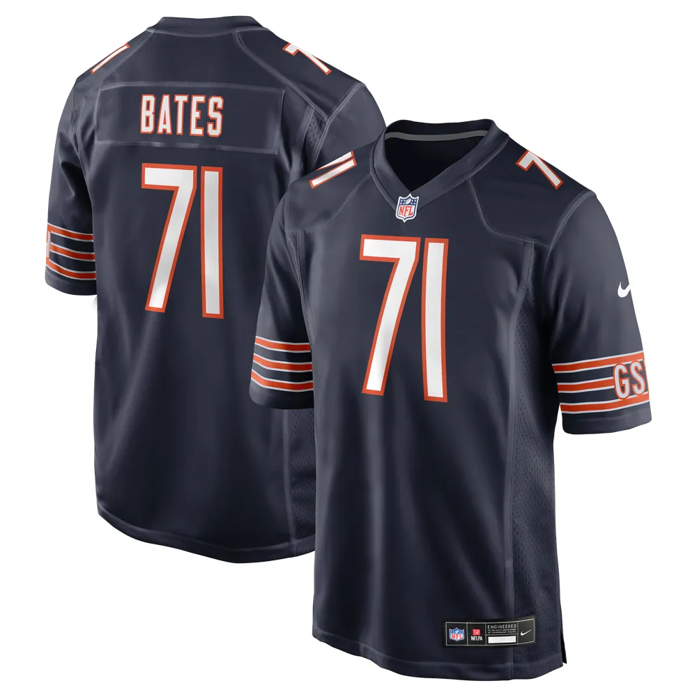 Ryan Bates Chicago Bears Nike  Game Jersey -  Navy