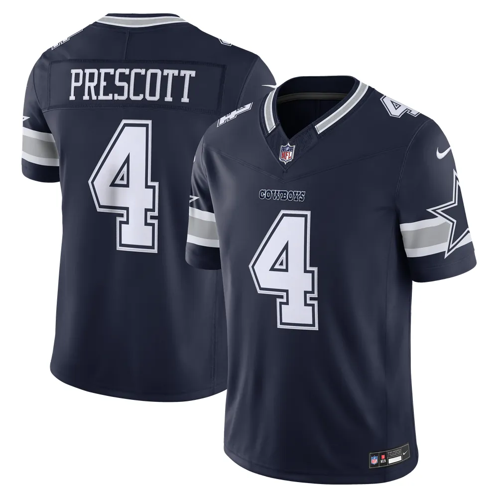 Dak Prescott Dallas Cowboys Nike Team Vapor F.U.S.E. Stitched Limited Jersey - Navy