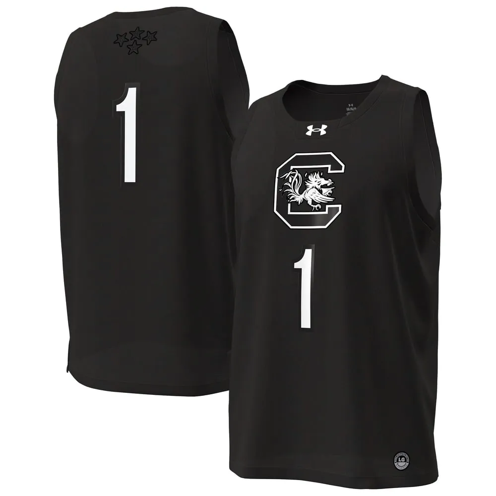 South Carolina Gamecocks Under Armour Women's #1 Replica Basketball Jersey - Black