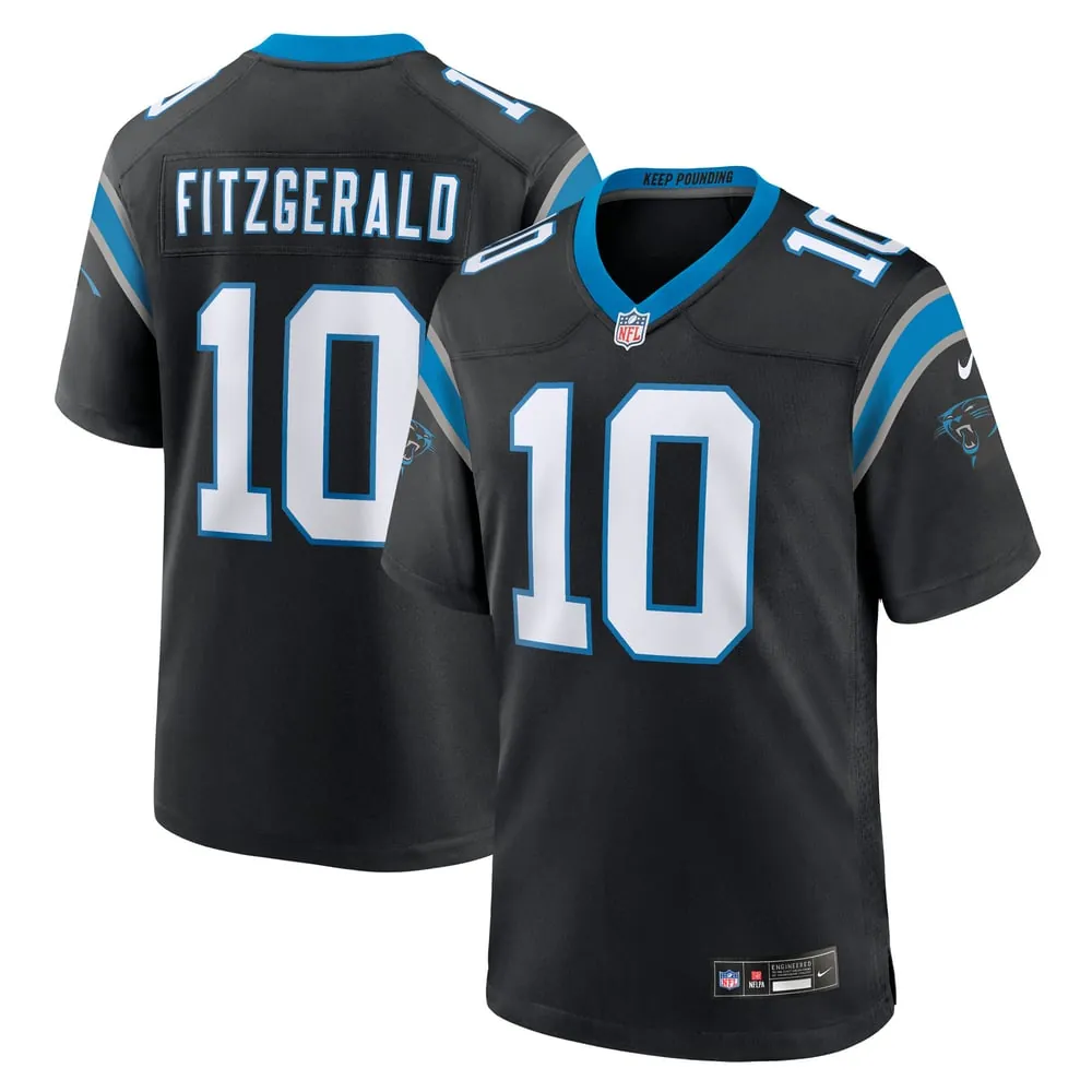 Ryan Fitzgerald Carolina Panthers Nike Team Game Jersey -  Black