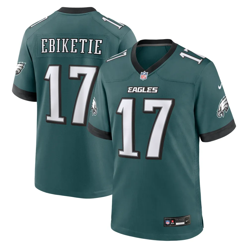 Arnold Ebiketie Philadelphia Eagles Nike Team Game Jersey -  Midnight Green