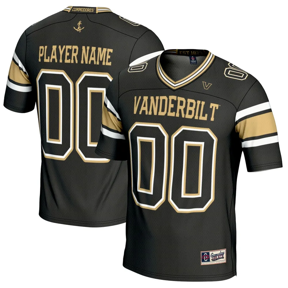 Vanderbilt Commodores GameDay Greats Youth NIL Pick-A-Player Football Jersey - Black