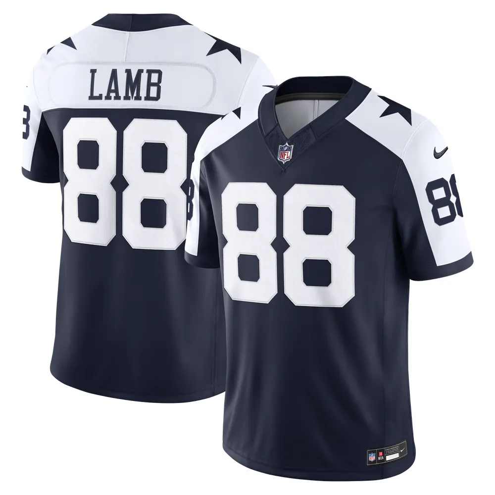 CeeDee Lamb Dallas Cowboys Nike Alternate Vapor F.U.S.E. Stitched Limited Jersey - Navy