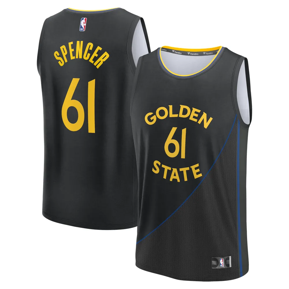 Pat Spencer Golden State Warriors Fanatics Fast Break Replica Player Jersey - Statement Edition - Black