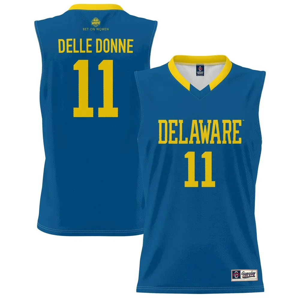 Elena Delle Donne Delaware Fightin' Blue Hens GameDay Greats Unisex Lightweight Basketball Alumni Jersey - Blue