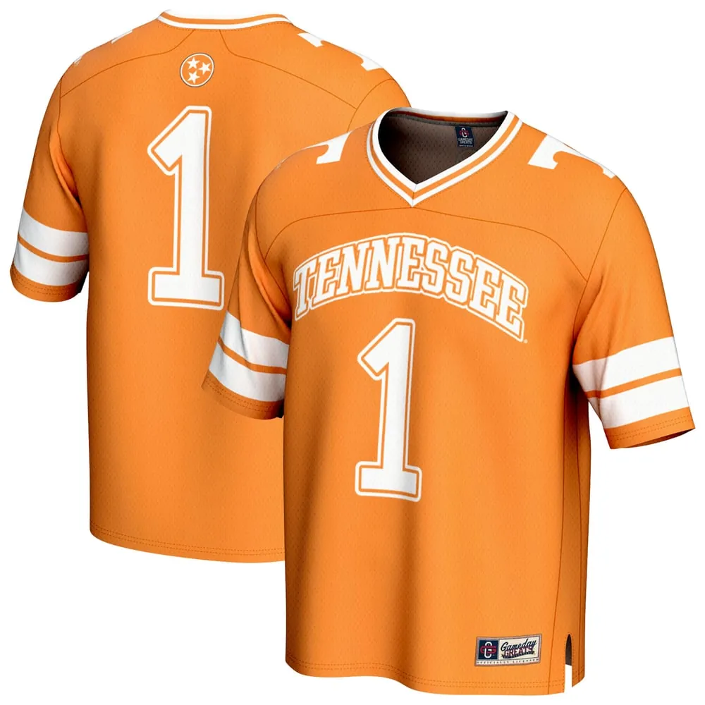 #1 Tennessee Volunteers GameDay Greats Unisex Lightweight Collegiate Football Fashion Jersey - Tennessee Orange