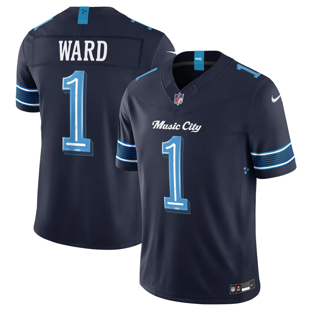 Cameron Ward Tennessee Titans Nike 2026 Rivalries Collection Stitched Limited Jersey - Navy