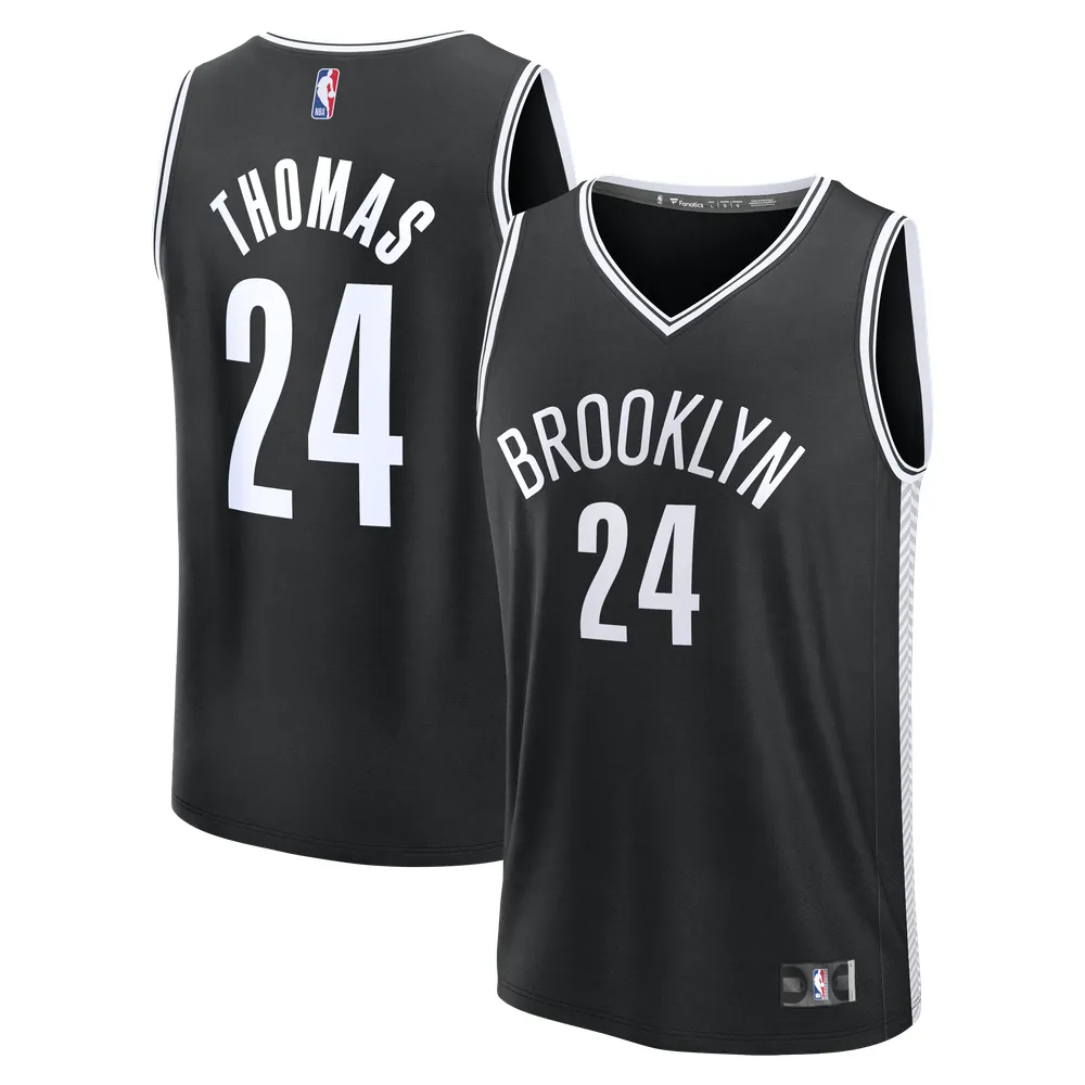 Cam Thomas Brooklyn Nets Fanatics Fast Break Replica Jersey - Black - Icon Edition