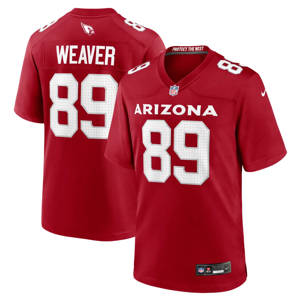 Xavier Weaver Arizona Cardinals Nike Team Game Jersey -  Cardinal