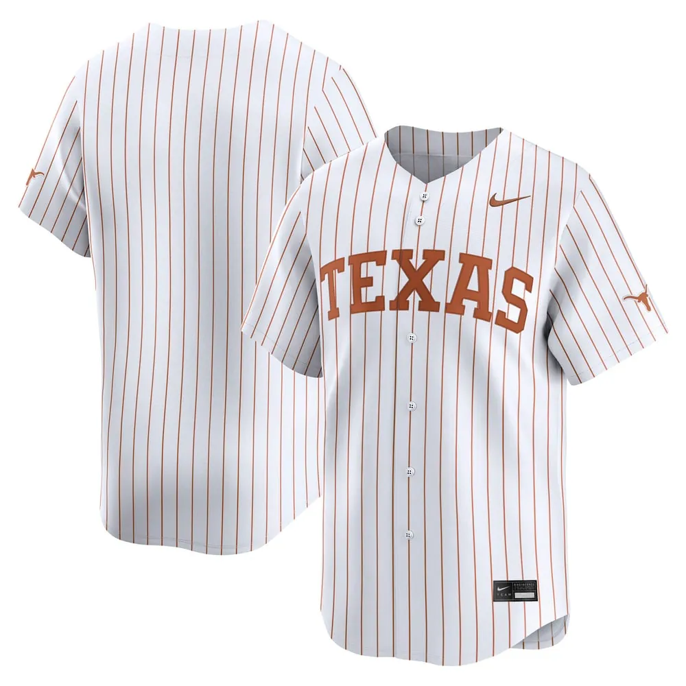 Texas Longhorns Nike Baseball Limited Jersey - White