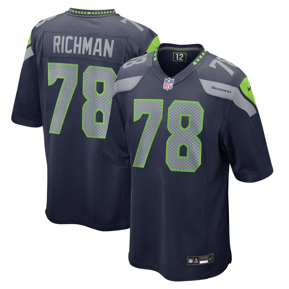 Mason Richman Seattle Seahawks Nike Team Game Jersey -  College Navy