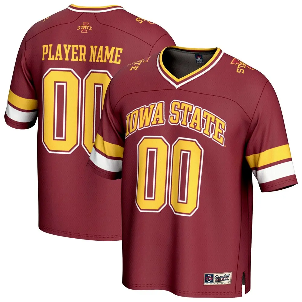 Iowa State Cyclones GameDay Greats Unisex NIL Pick-A-Player Football Fashion Jersey - Cardinal
