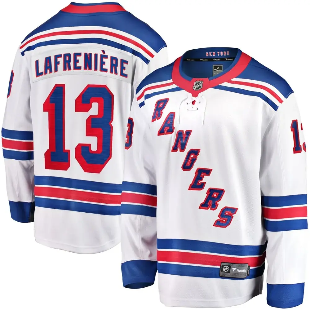 Alexis Lafreniere New York Rangers Fanatics  Breakaway Jersey - White