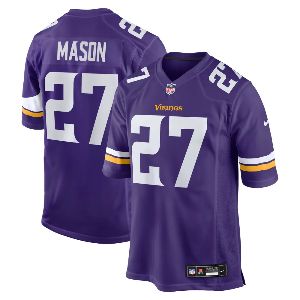 Jordan Mason Minnesota Vikings Nike Team Game Jersey -  Purple