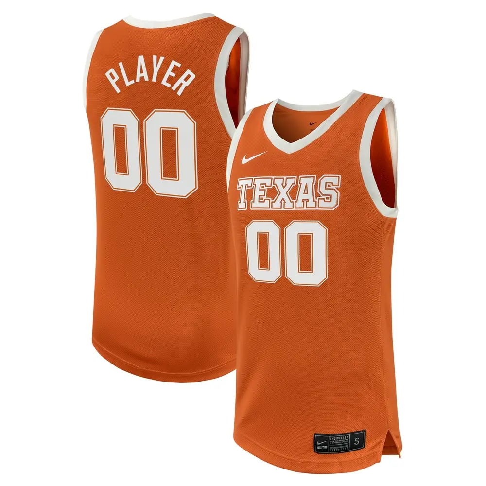 Texas Longhorns Nike Unisex NIL Pick-A-Player Women's Basketball Jersey - Texas Orange