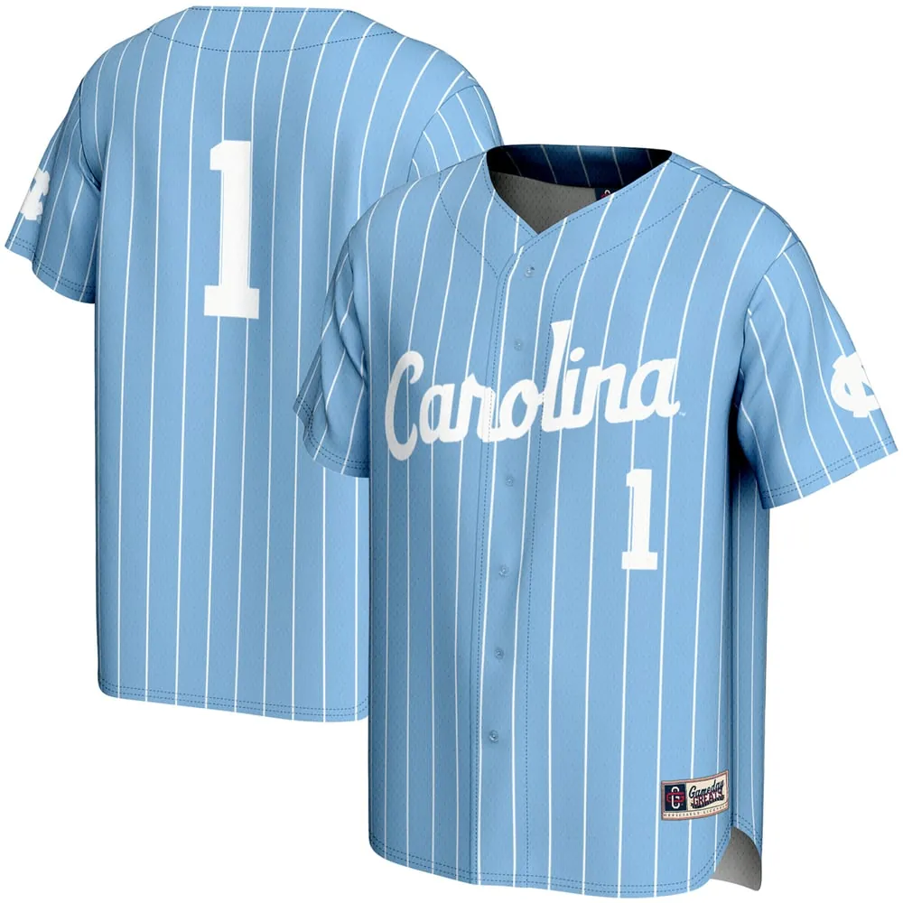 #1 North Carolina Tar Heels GameDay Greats Youth Lightweight Baseball Jersey - Carolina Blue