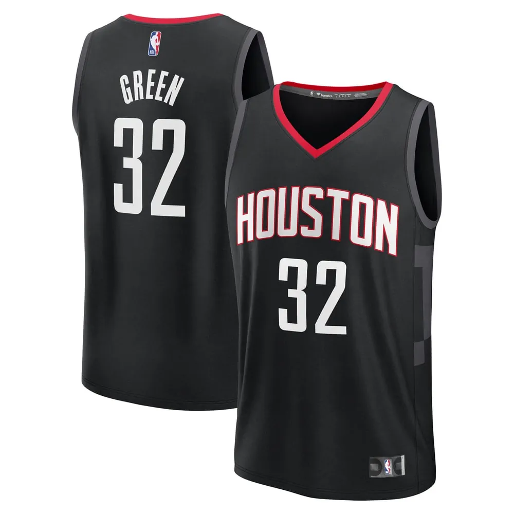 Jeff Green Houston Rockets Fanatics Fast Break Replica Player Jersey - Statement Edition - Black