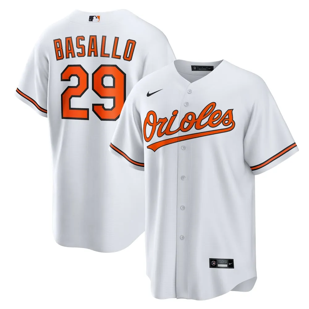 Samuel Basallo Baltimore Orioles Nike Replica Player Jersey - White