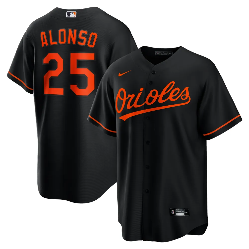 Pete Alonso Baltimore Orioles Nike Alternate Replica Jersey - Black
