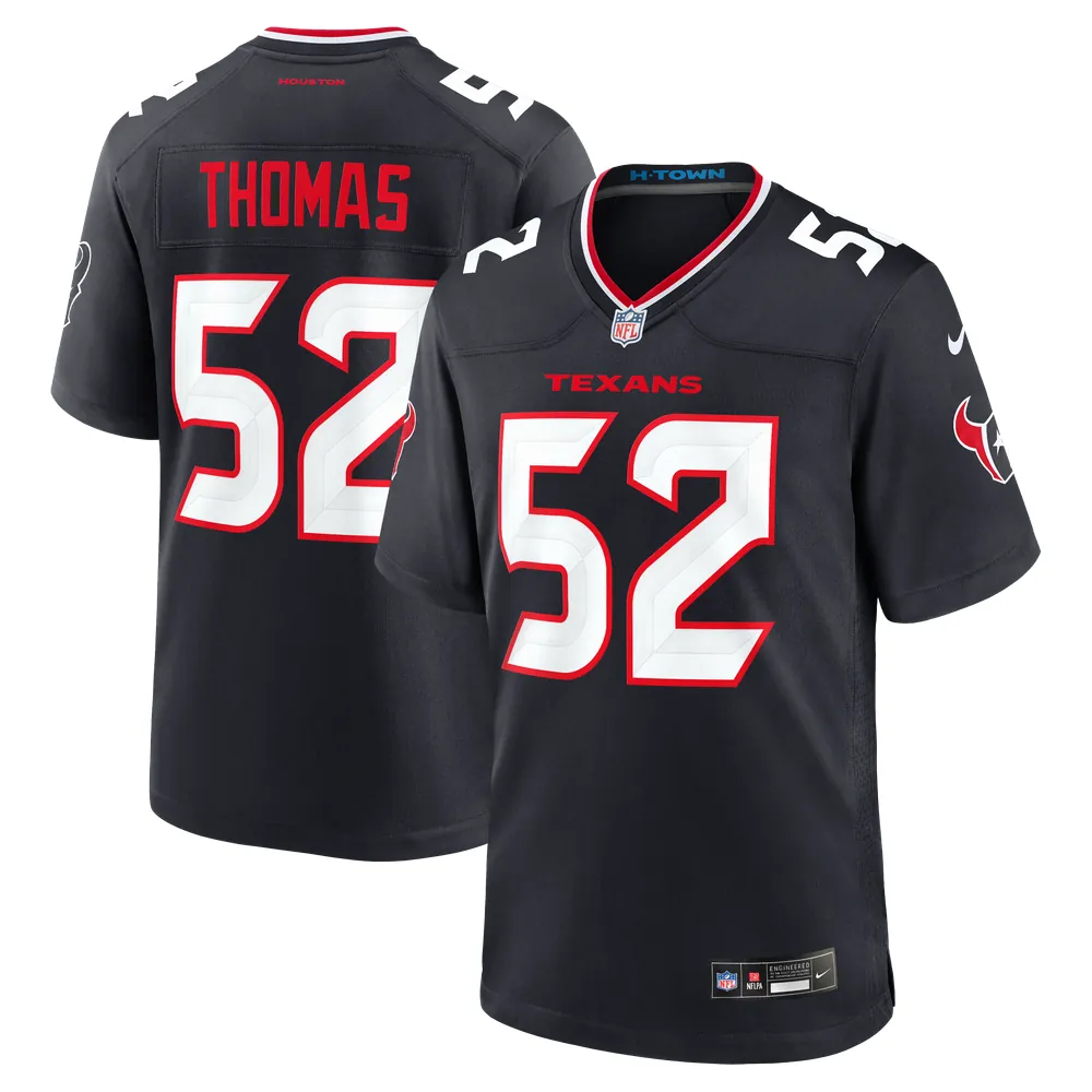 Xavier Thomas Houston Texans Nike Team Game Jersey -  Navy