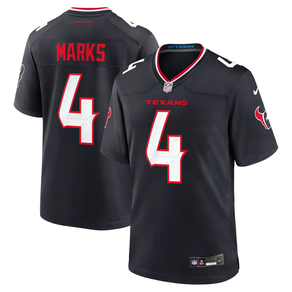 Woody Marks Houston Texans Nike Team Game Jersey -  Navy