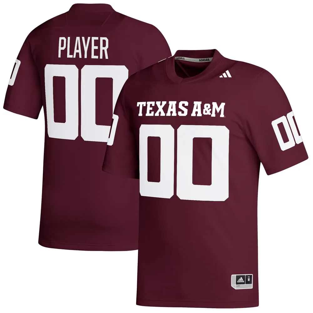 Texas A&M Aggies adidas NIL Pick-A-Player Replica Football Jersey - Maroon