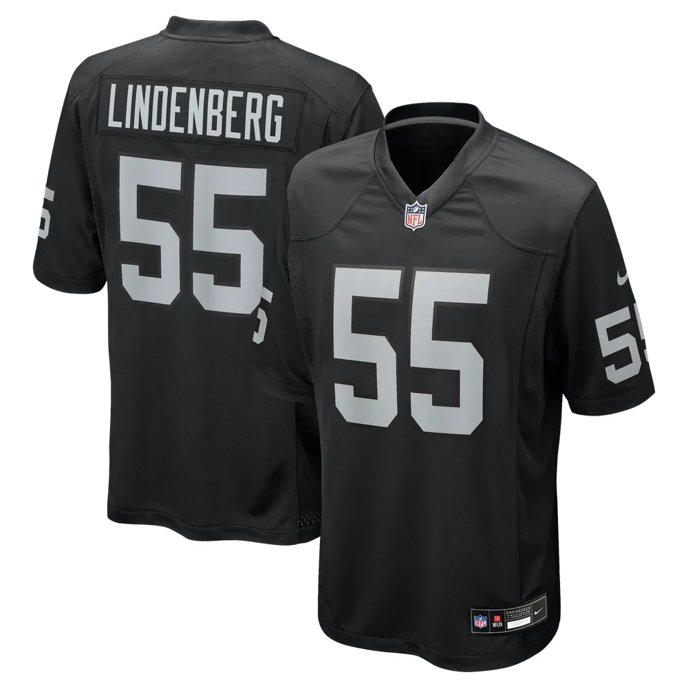 Cody Lindenberg Las Vegas Raiders Nike Team Game Jersey -  Black