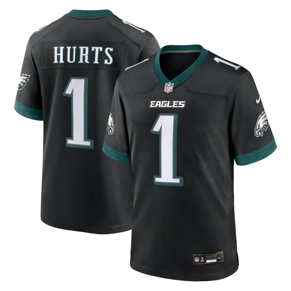 Jalen Hurts Philadelphia Eagles Nike Alternate Game Jersey -  Black