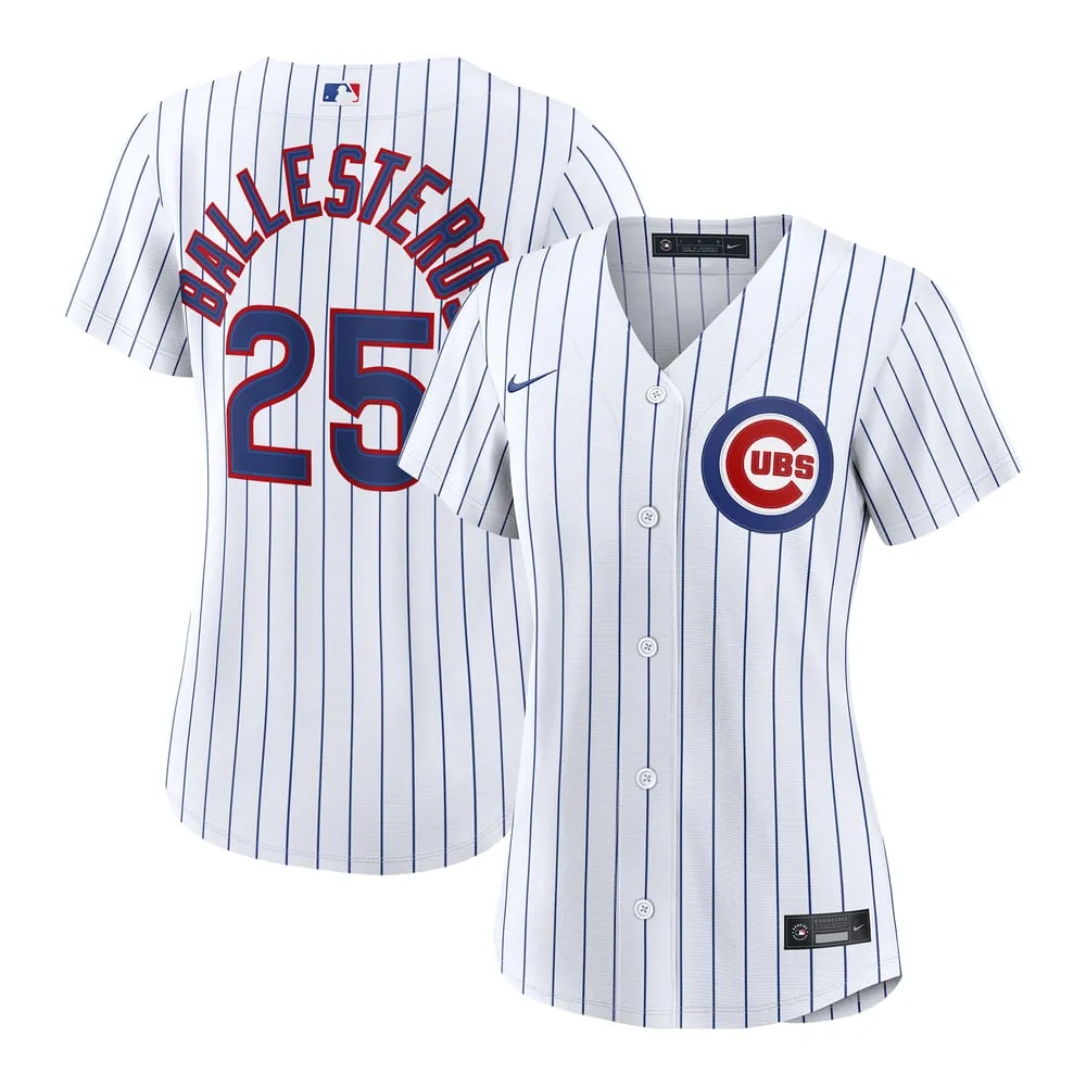 Moisés Ballesteros Chicago Cubs Nike Women's Home Replica Jersey - White