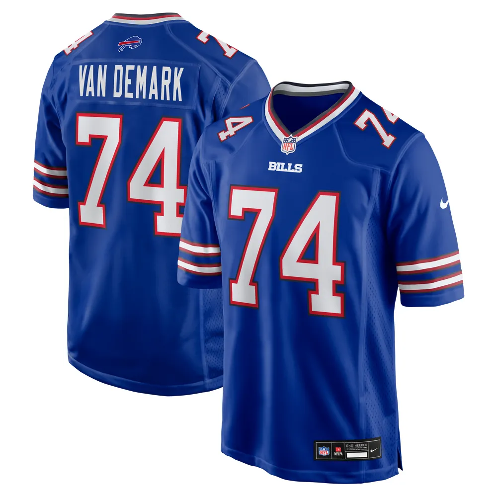 Ryan Van Demark Buffalo Bills Nike Game Player Jersey - Royal