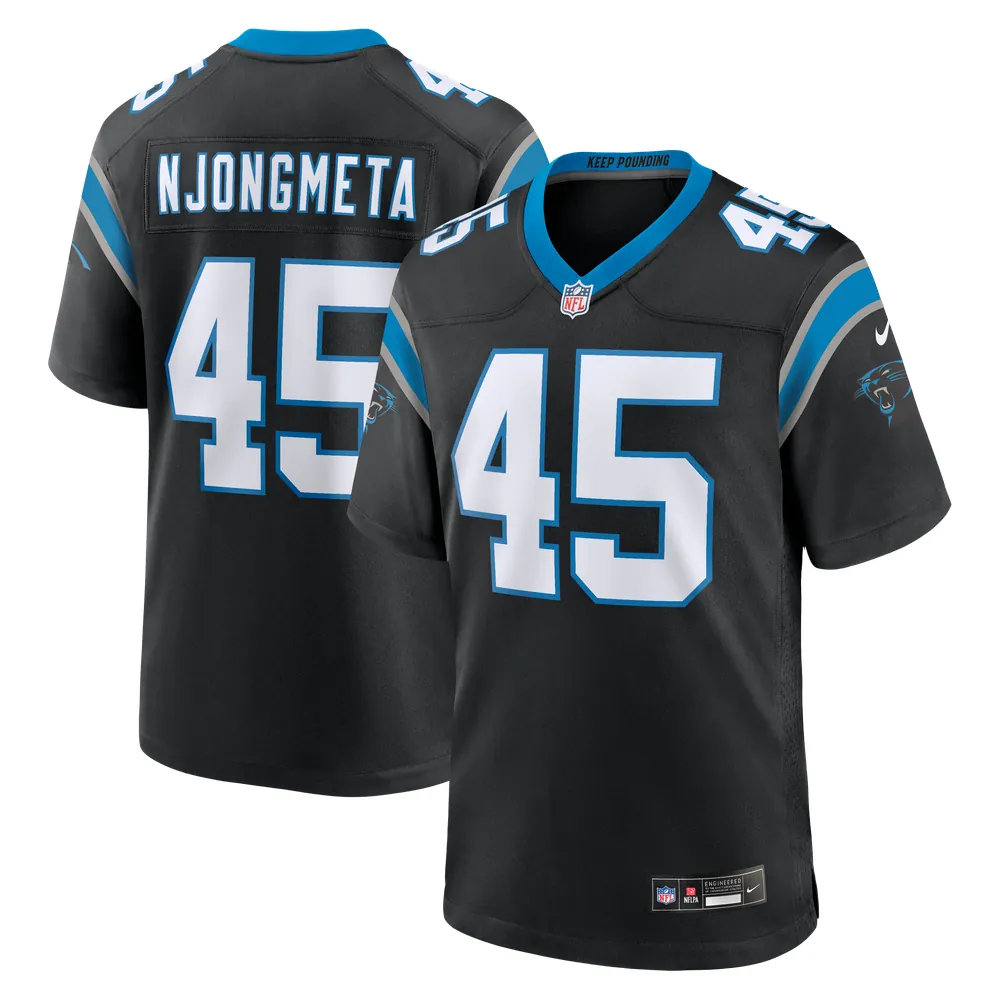 Maema Njongmeta Carolina Panthers Nike Game Jersey - Black