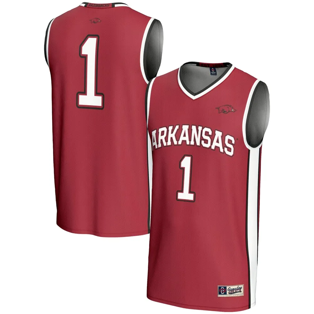 #1  Arkansas Razorbacks GameDay Greats  Lightweight Basketball Jersey - Cardinal