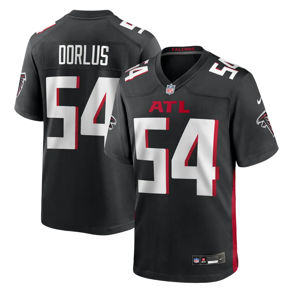 Brandon Dorlus Atlanta Falcons Nike Team Game Jersey -  Black