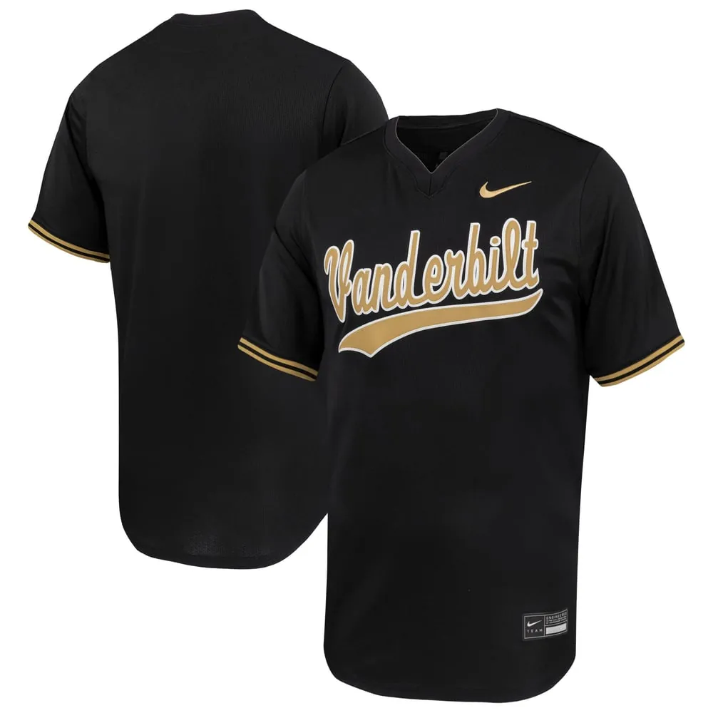 Vanderbilt Commodores Nike Limited Baseball Jersey - Black