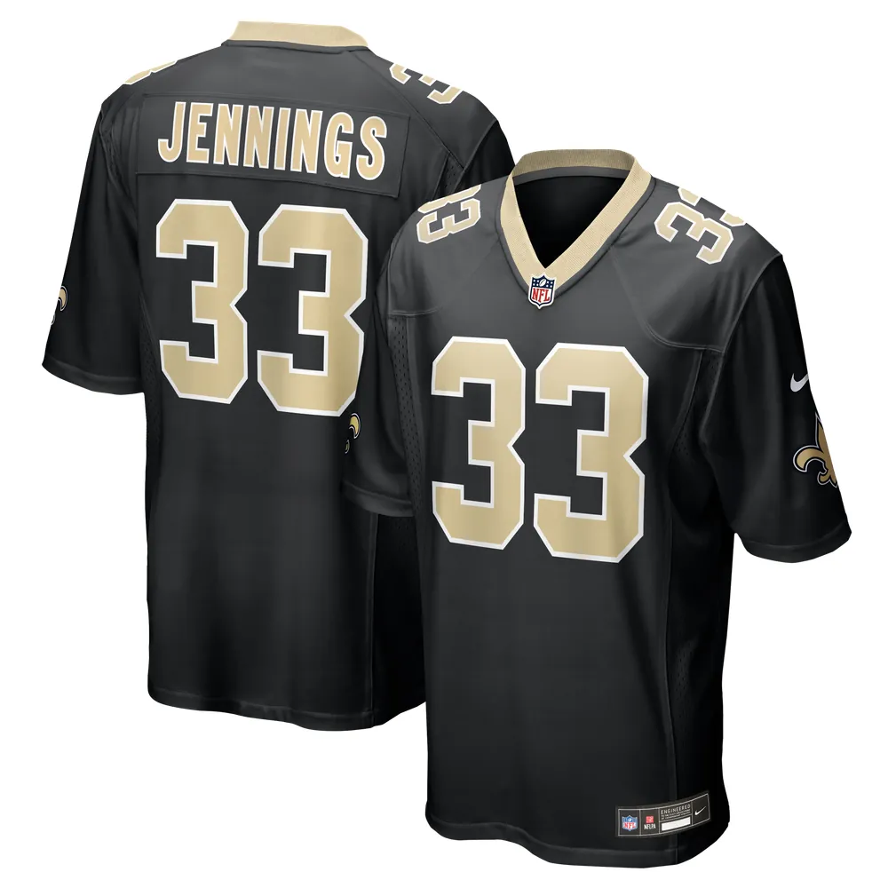 Anfernee Jennings New Orleans Saints Nike Team Game Jersey - Black
