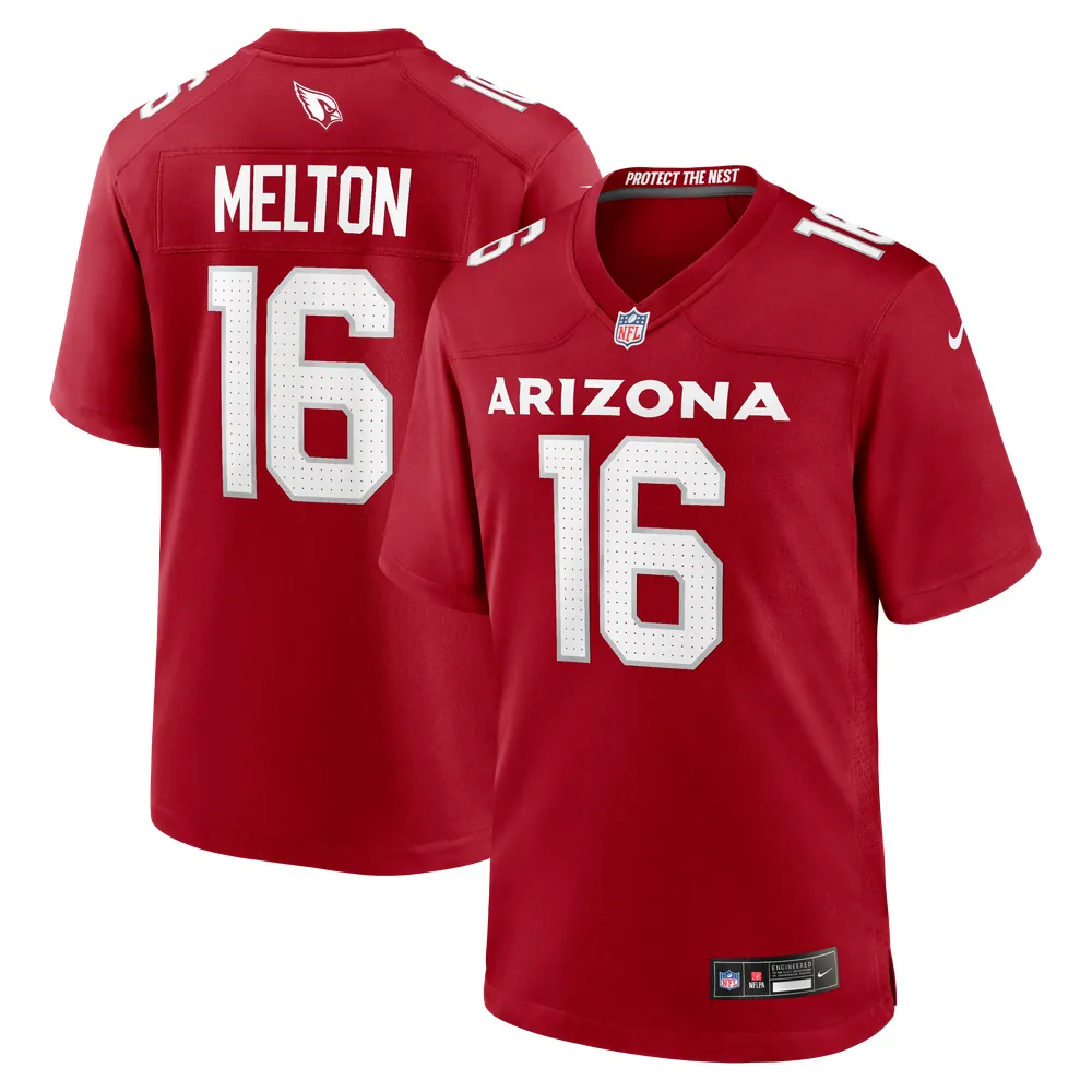 Max Melton Arizona Cardinals Nike Team Game Jersey -  Cardinal