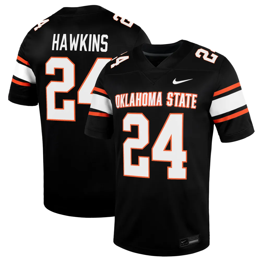 Caleb Hawkins Oklahoma State Cowboys Nike Alternate Game Jersey - Black