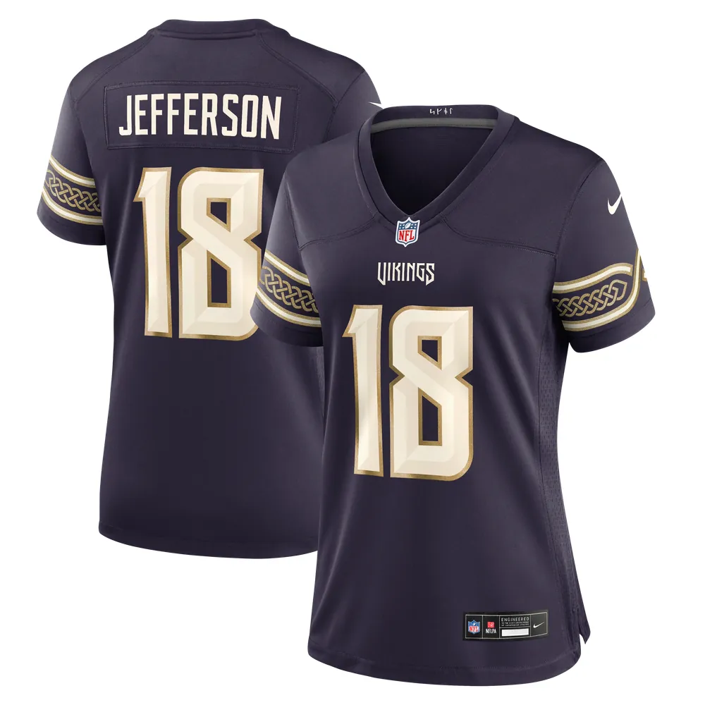 Justin Jefferson Minnesota Vikings Nike Women's 2026 Rivalries Collection Game Jersey - Purple