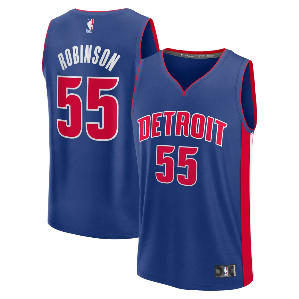 Duncan Robinson Detroit Pistons Fanatics Fast Break Jersey - Icon Edition - Blue