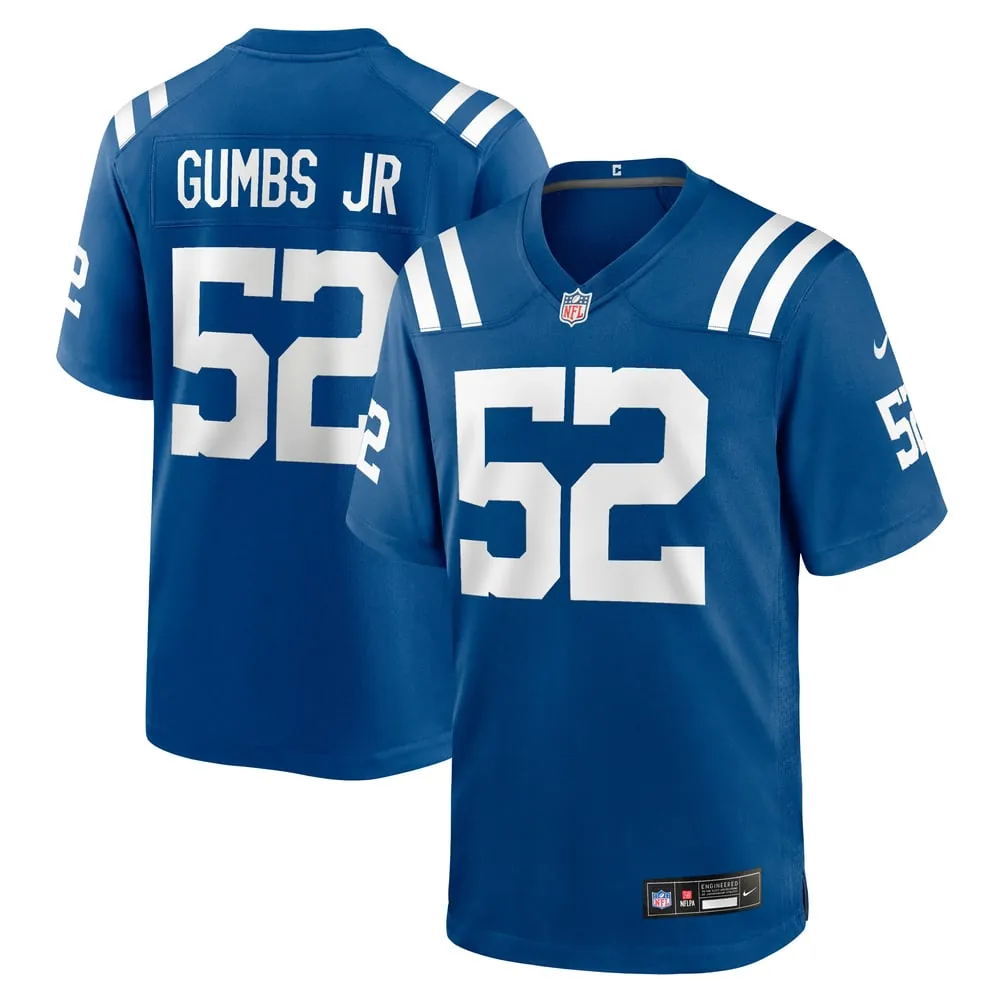 George Gumbs Jr. Indianapolis Colts Nike Team Game Jersey - Royal