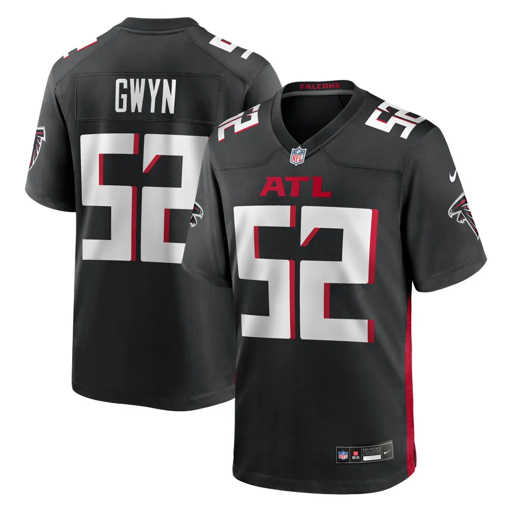 Jovaughn Gwyn Atlanta Falcons Nike Team Game Jersey -  Black