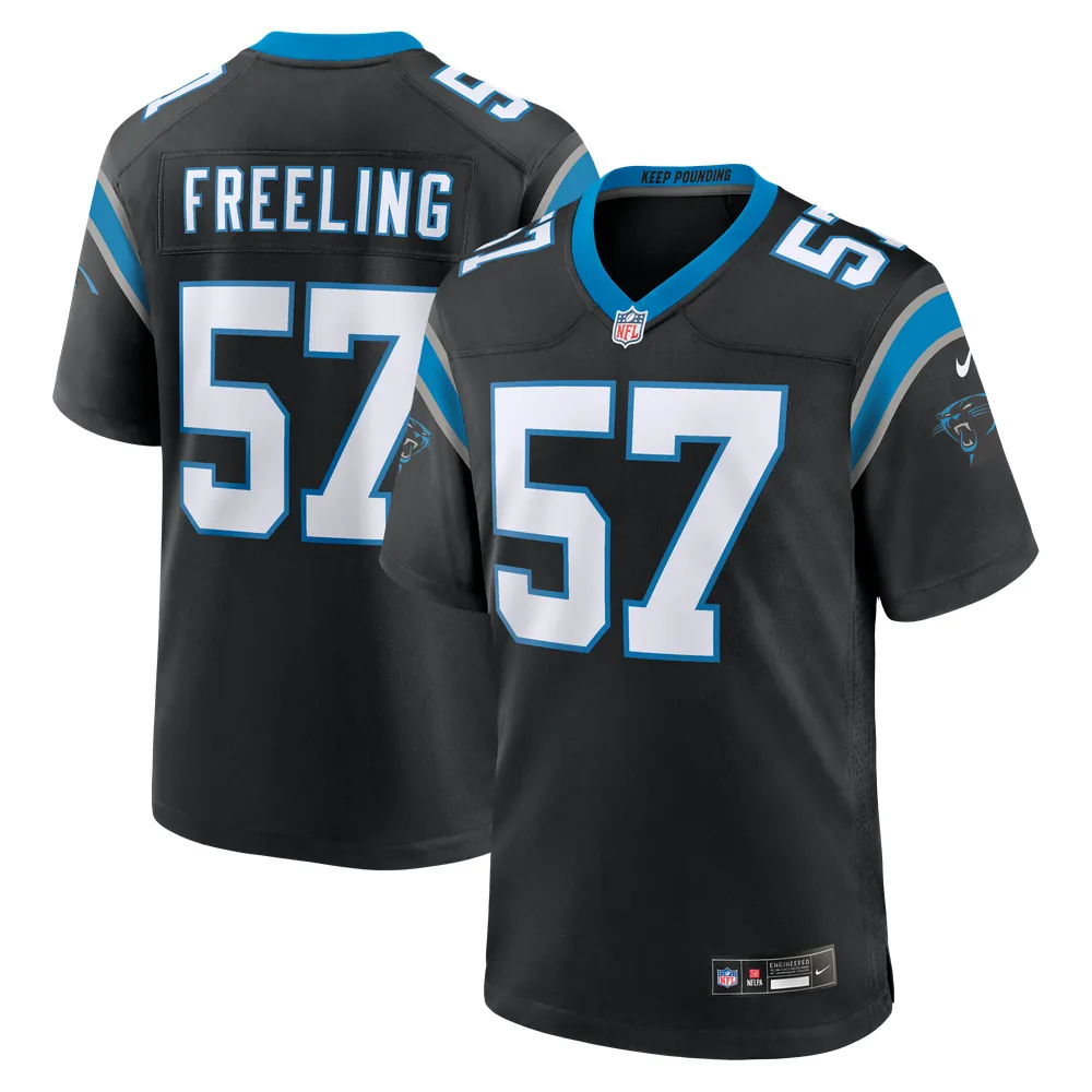 Monroe Freeling Carolina Panthers Nike Team Game Jersey - Black