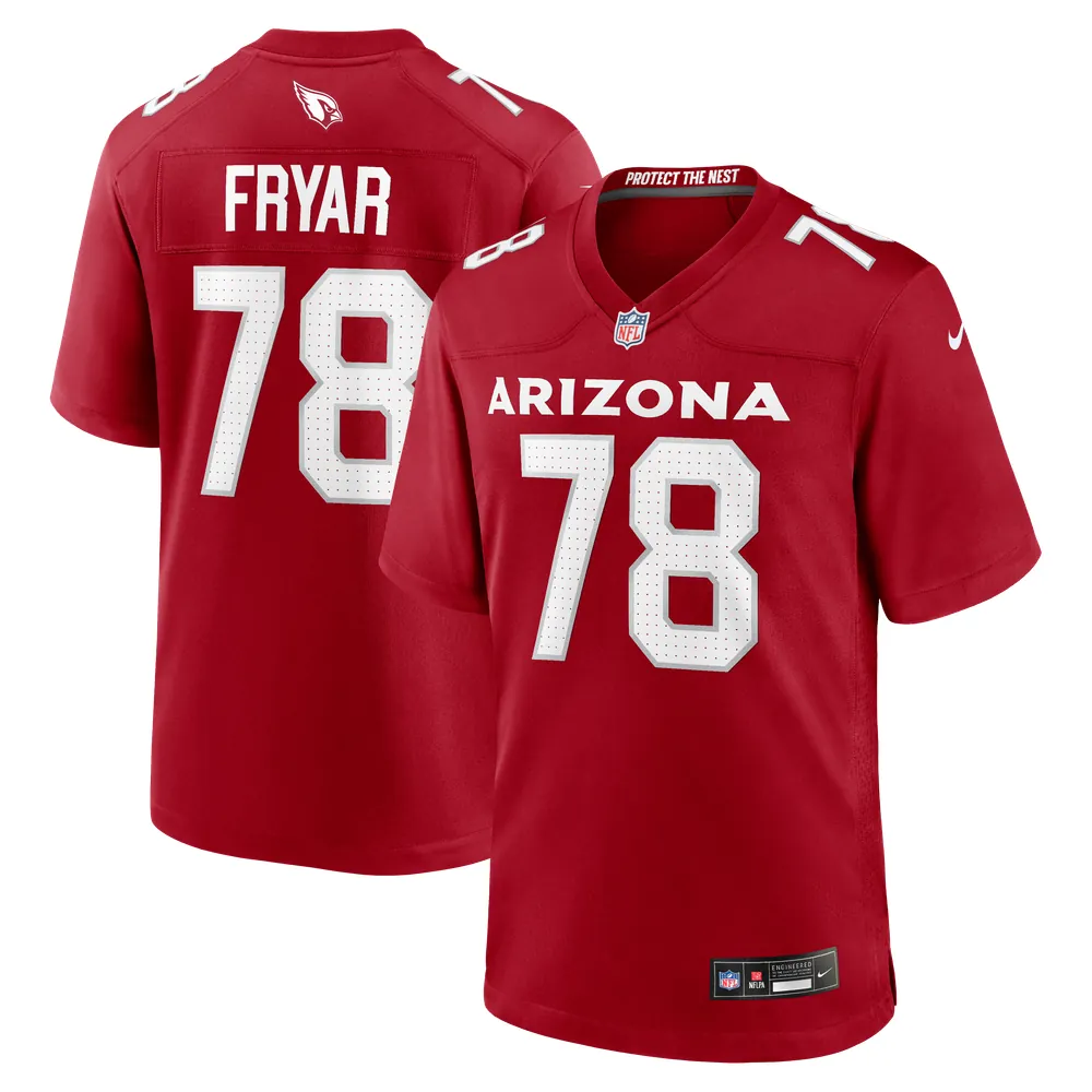 Josh Fryar Arizona Cardinals Nike Team Game Jersey -  Cardinal