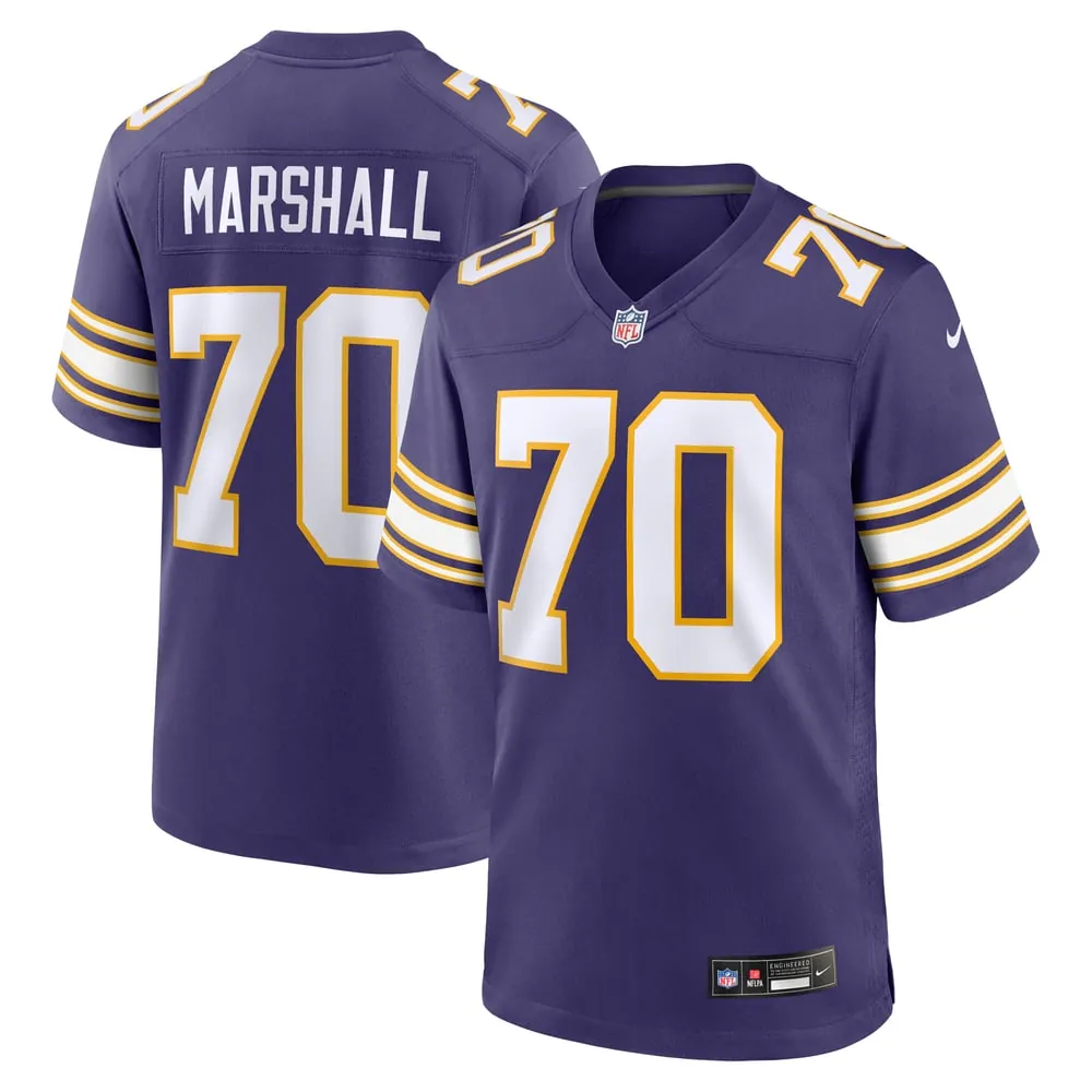 Jim Marshall Minnesota Vikings Nike Retired Player Alternate Game Jersey - Purple